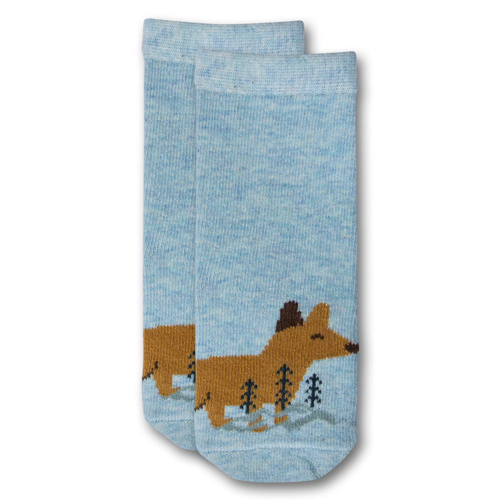 Girls Cozy Woodland Fox Socks