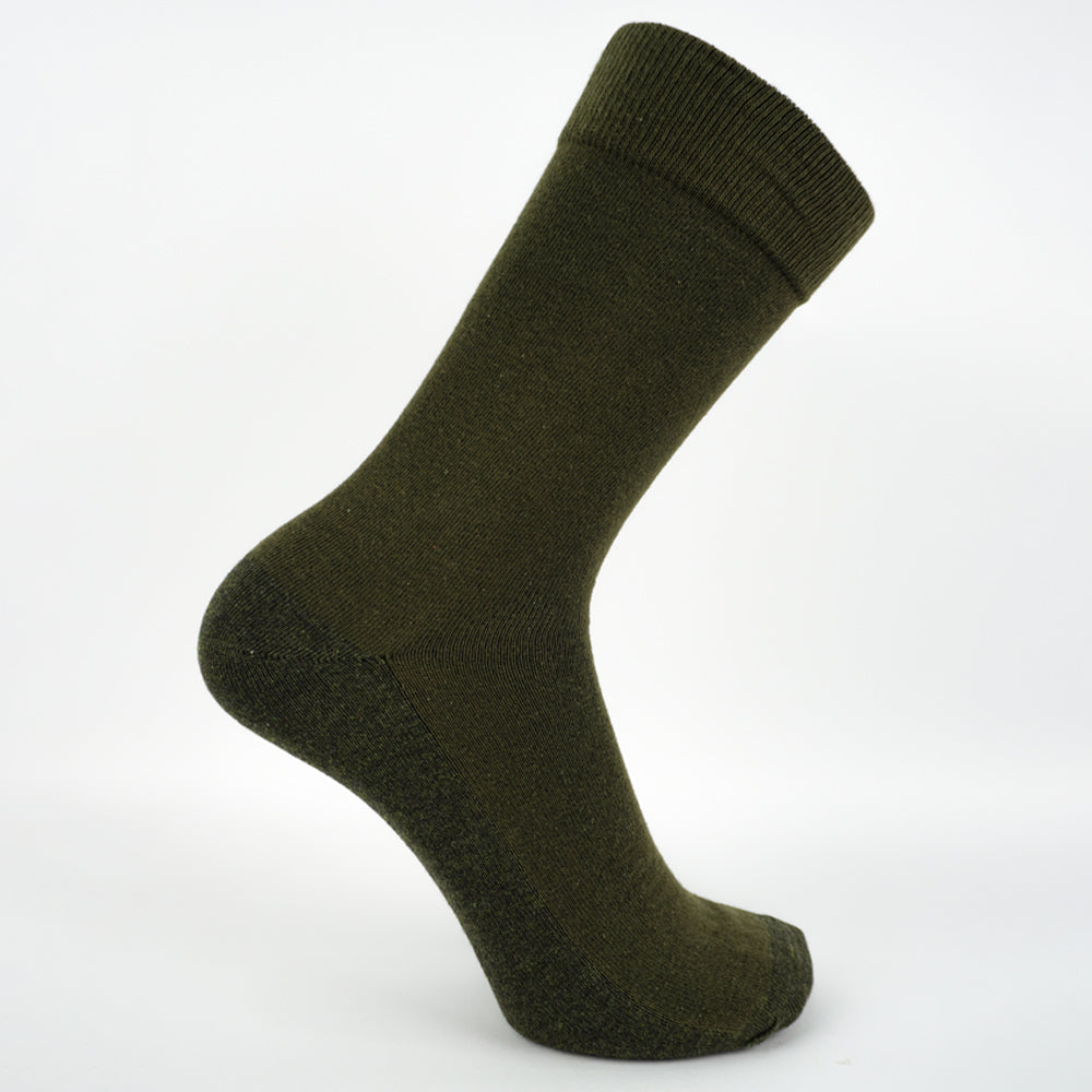 Men Plain Crew Socks