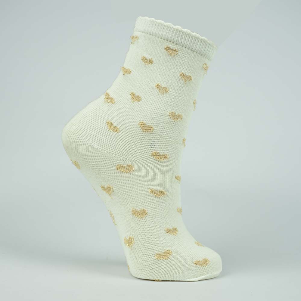 Girls Lurix  Heart Print Socks