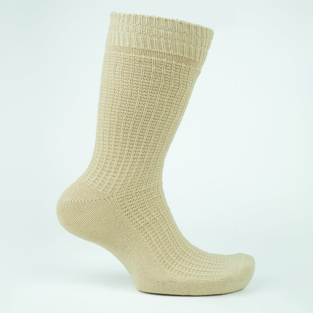 Men Premium Ribbed Crew Socks