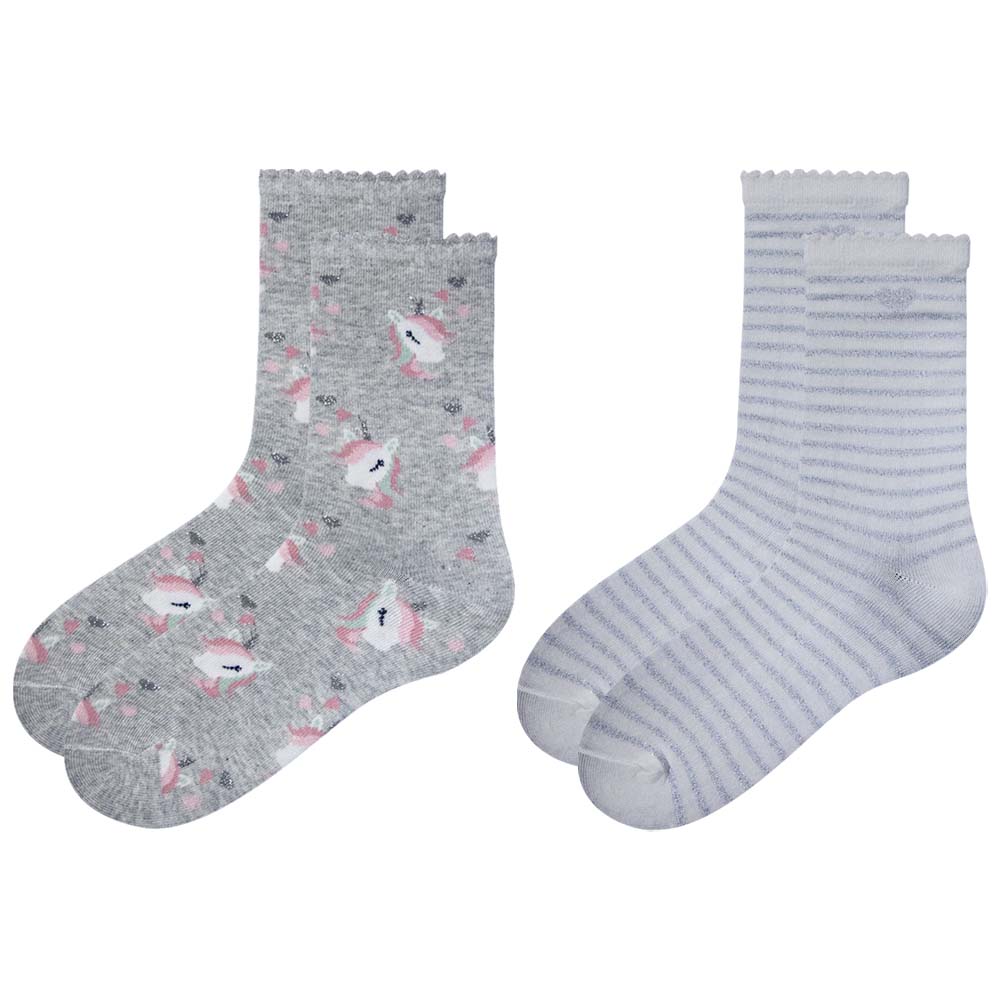 Girl's Sparkle Unicorn Ankle Socks