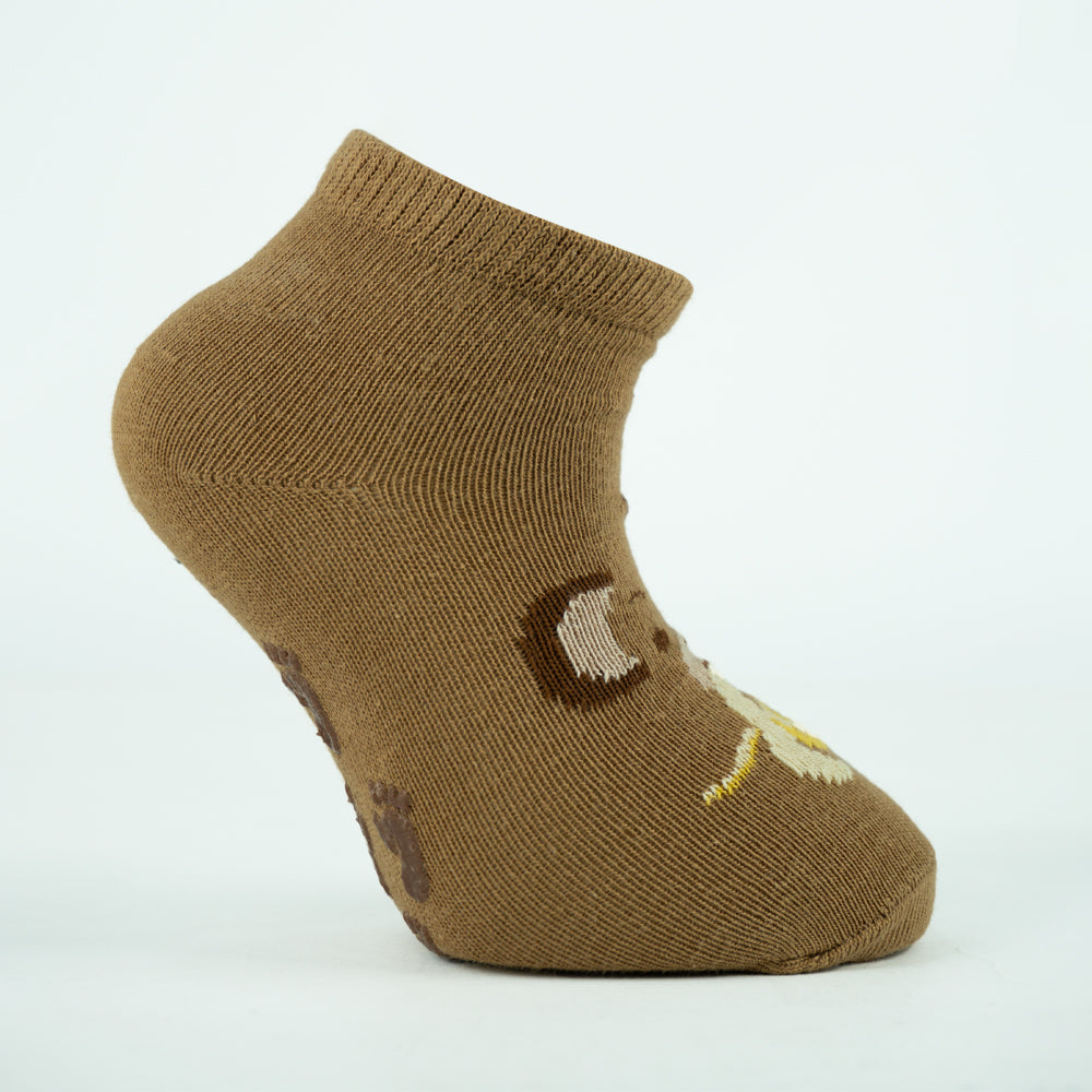 Boys Non-Slip Monkey Ankle Socks