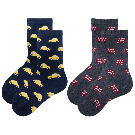 Pack of 2 -  Kids Crew Socks