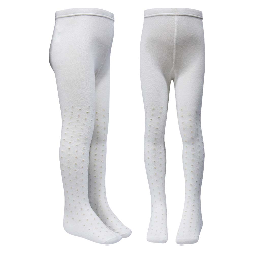 Off-White With Golden Shimmer Dot (CJ)