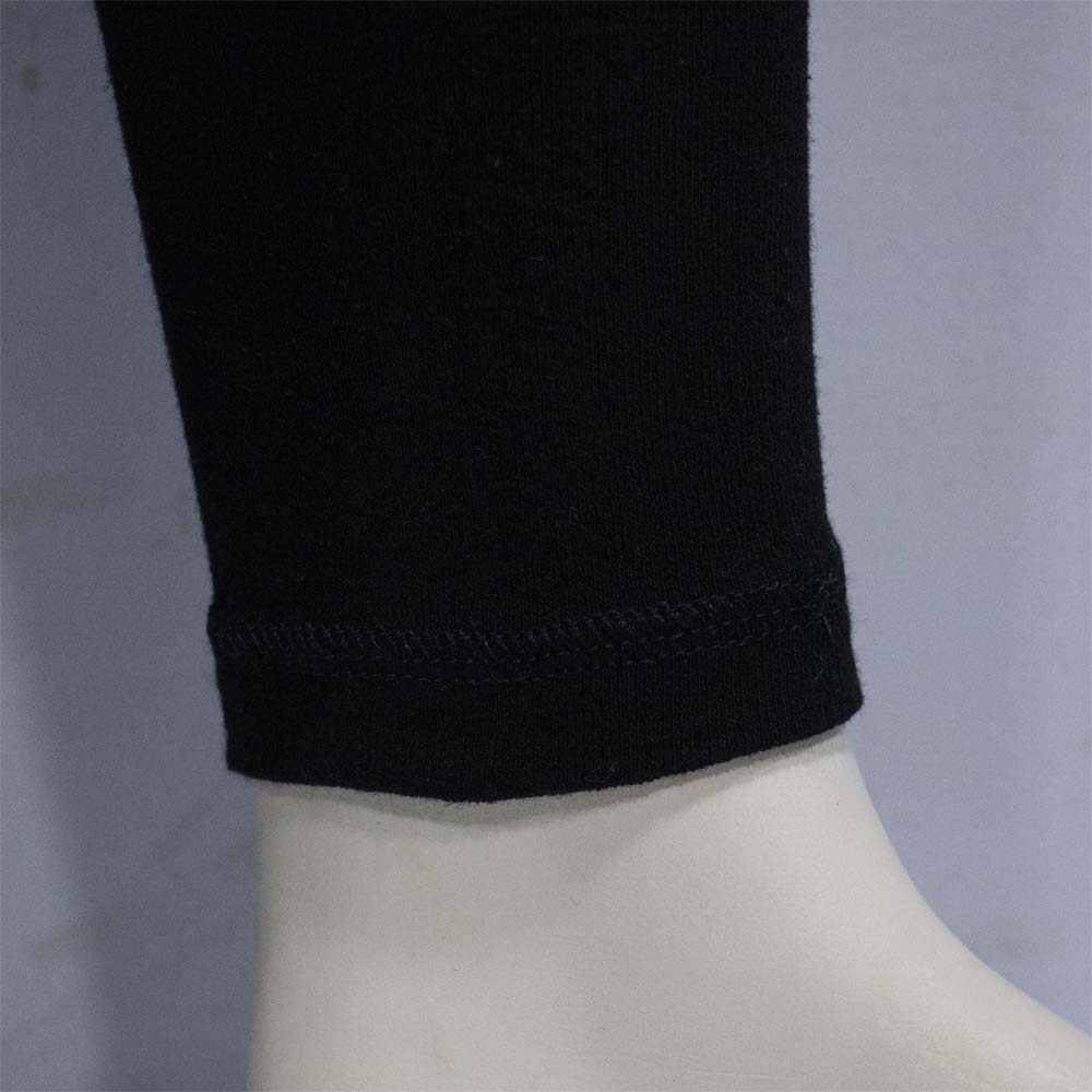 Trendy Comfort Stretch Black Leggings for Women