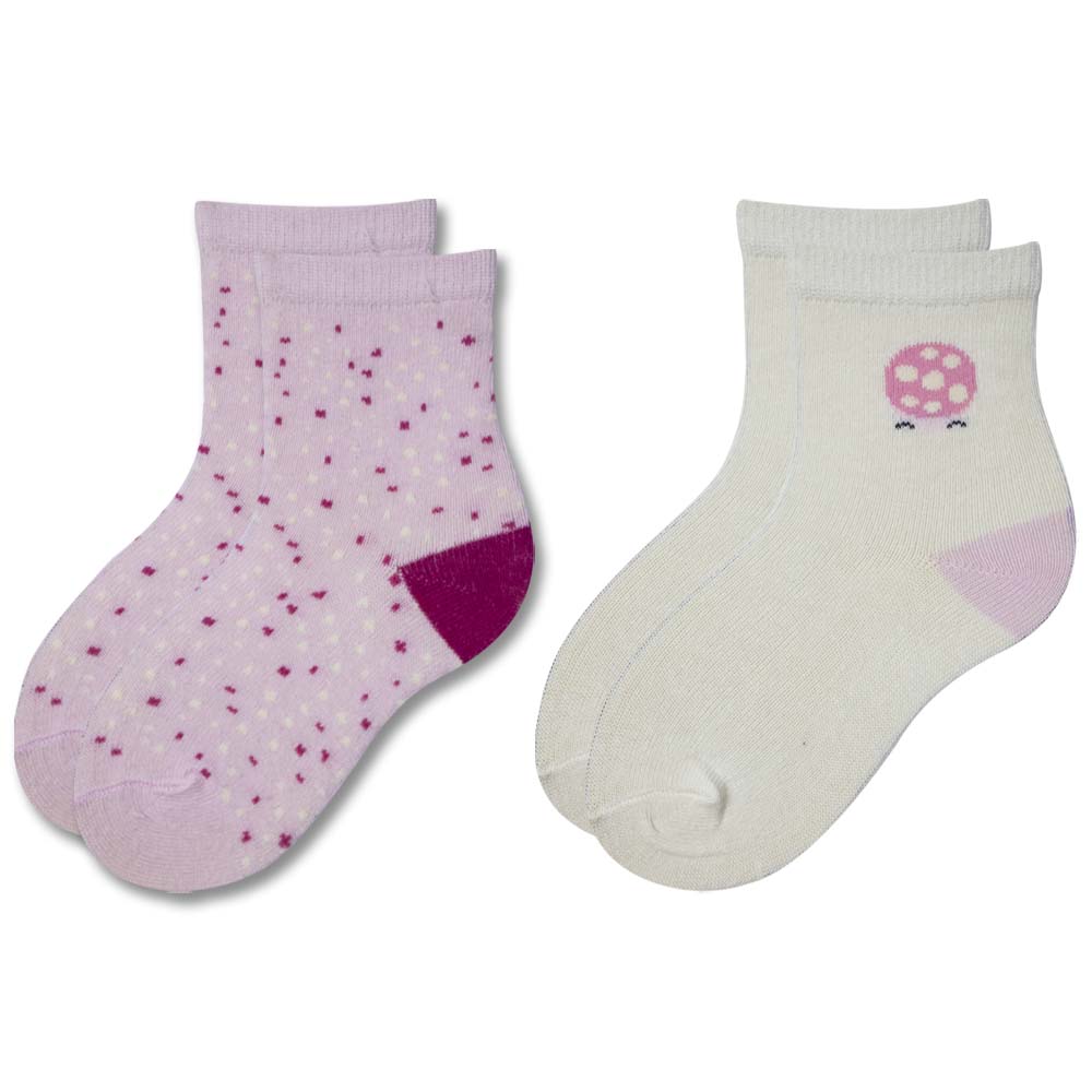 Cute & Cozy Dotty Baby Girls Ankle Socks