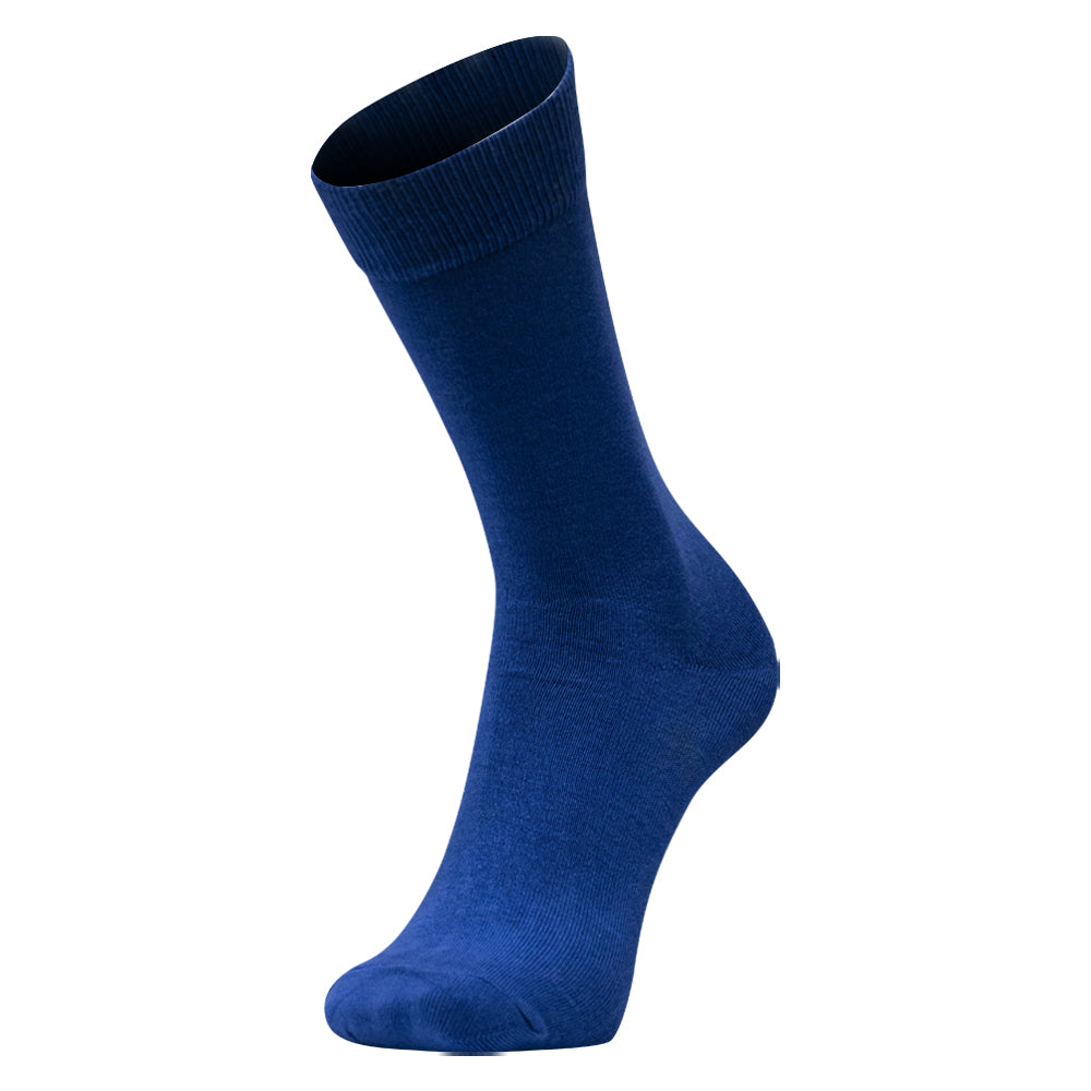 Mustard & Royal Blue Crew Socks for Men