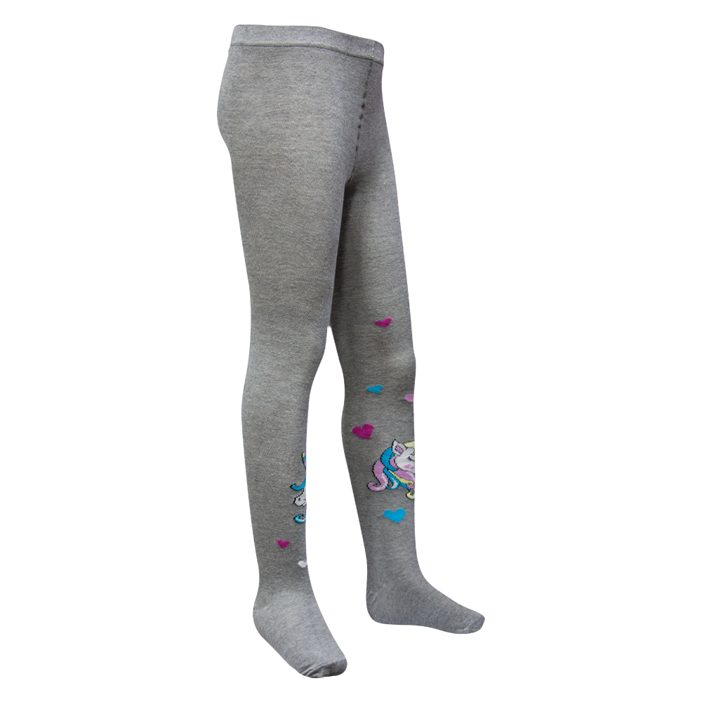Unicorn Magic & Hearts Tights for Girls (OT)