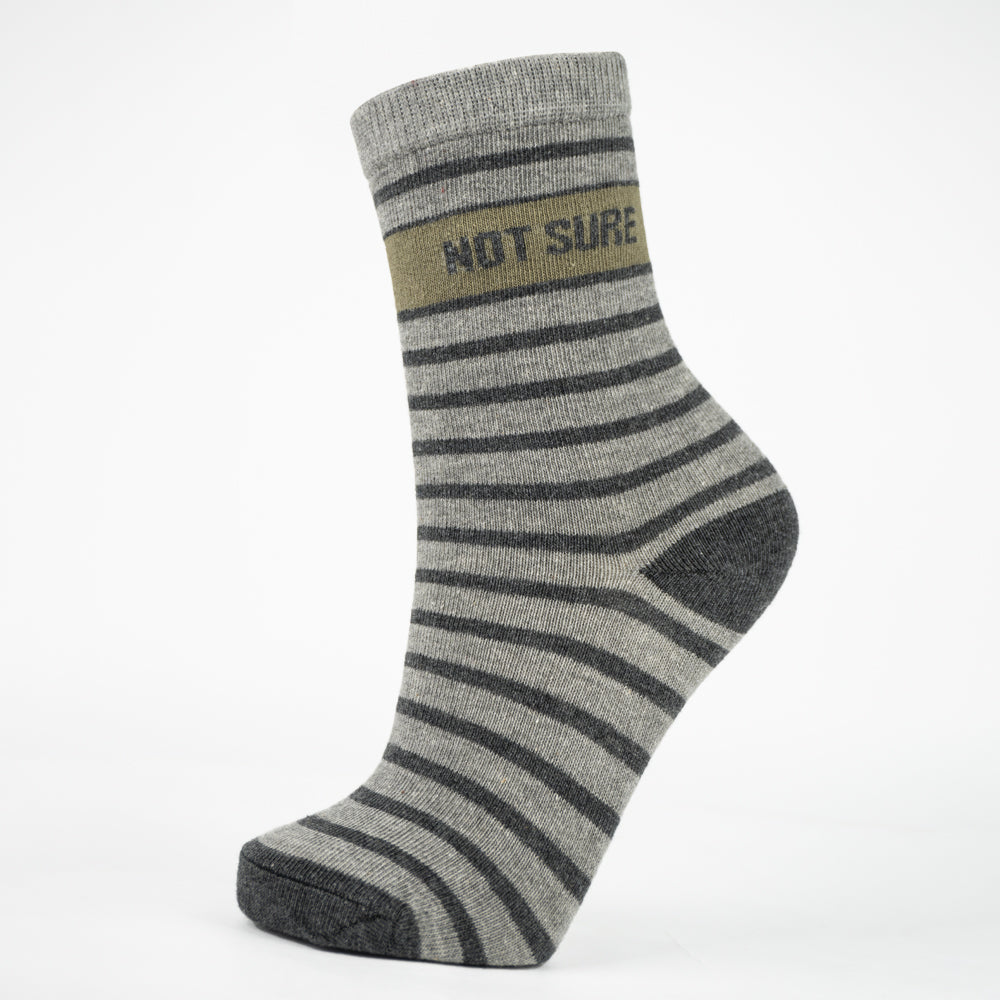 Boy's Cotton Striped Crew Socks