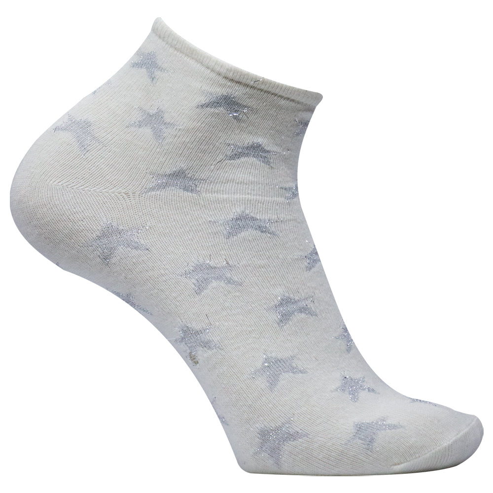 Girl's Glimmer Star Ankle Socks