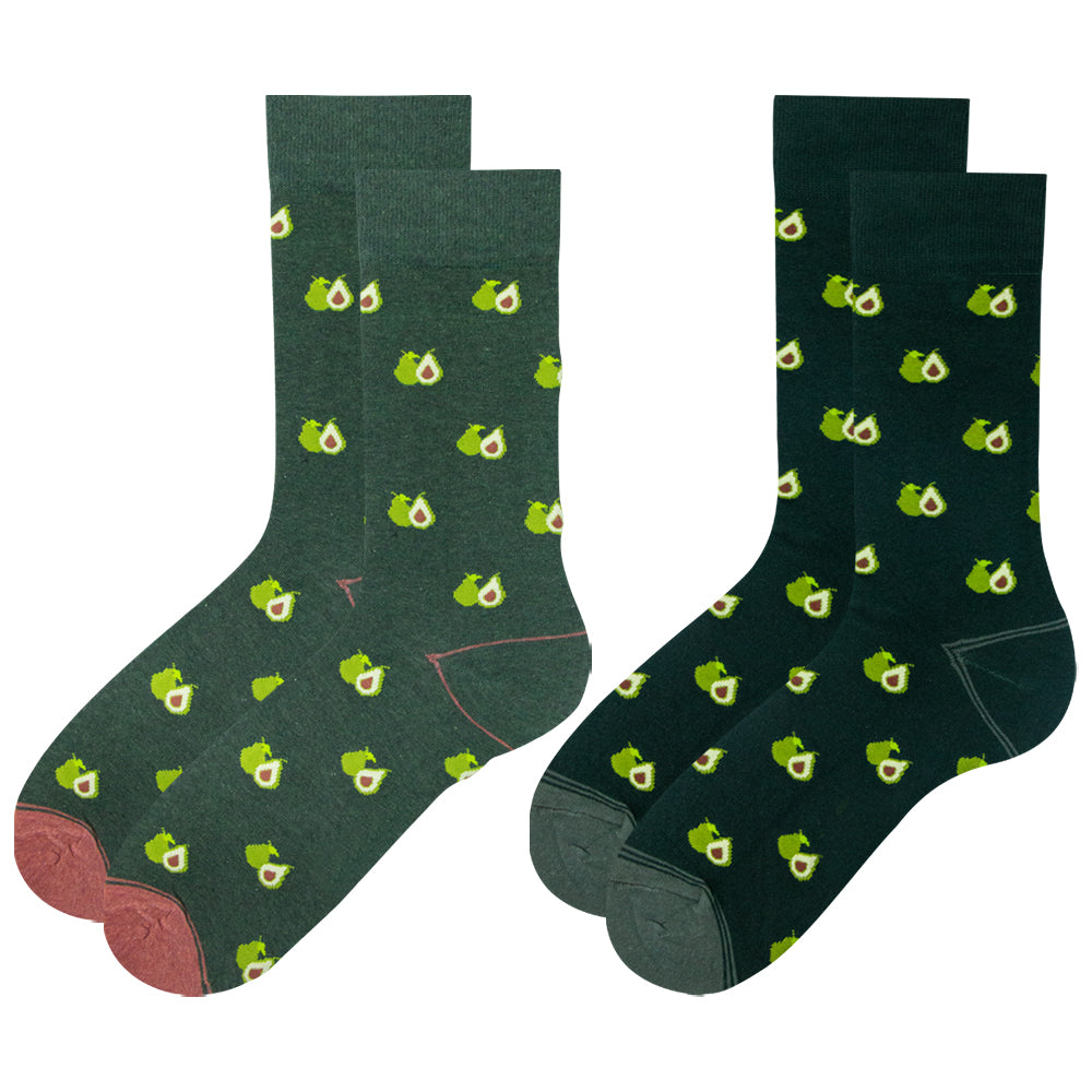 Avocado Print Men Socks