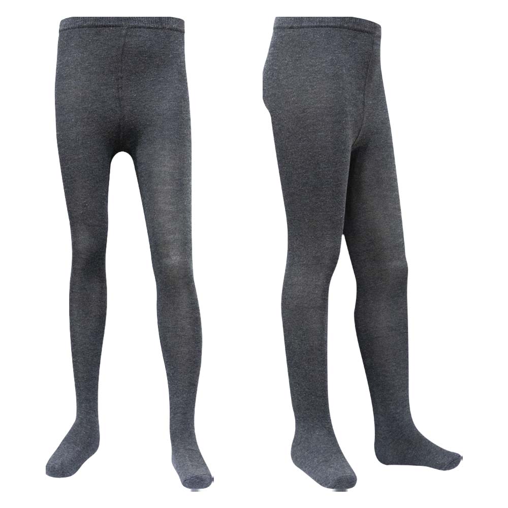 Plain Dark Grey Girls Tights (SF)
