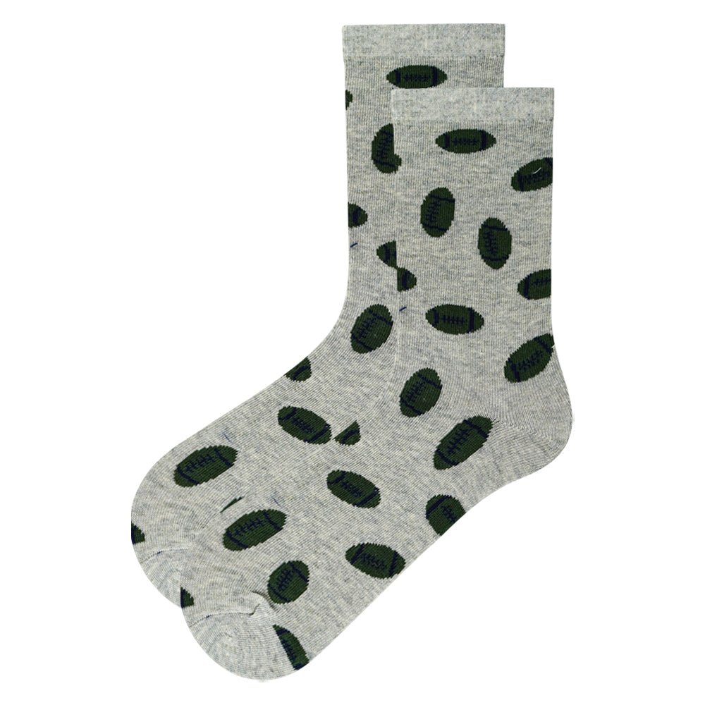 Boys Athletic Football Pattern Socks