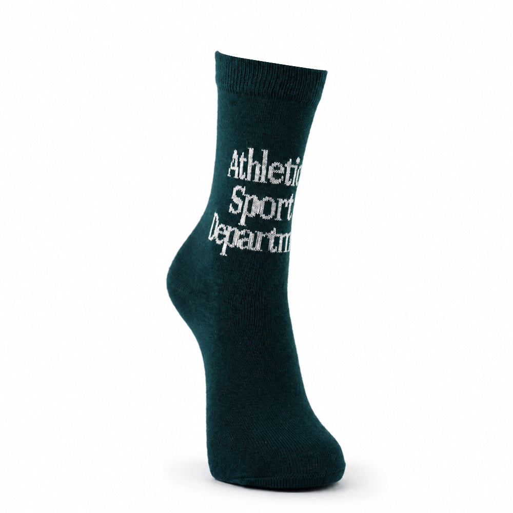 Boys "Athletic Sports Department" print Socks