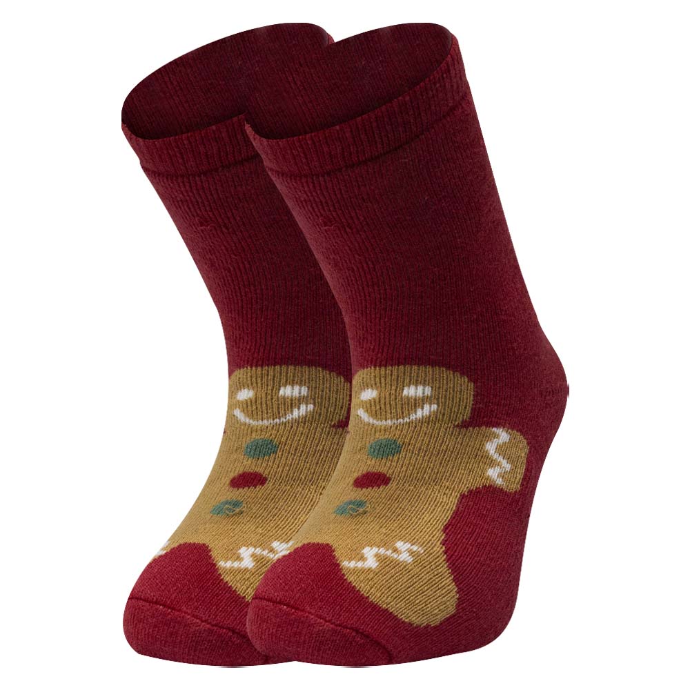 Gingerbread Man Kids Anti-Slip Socks
