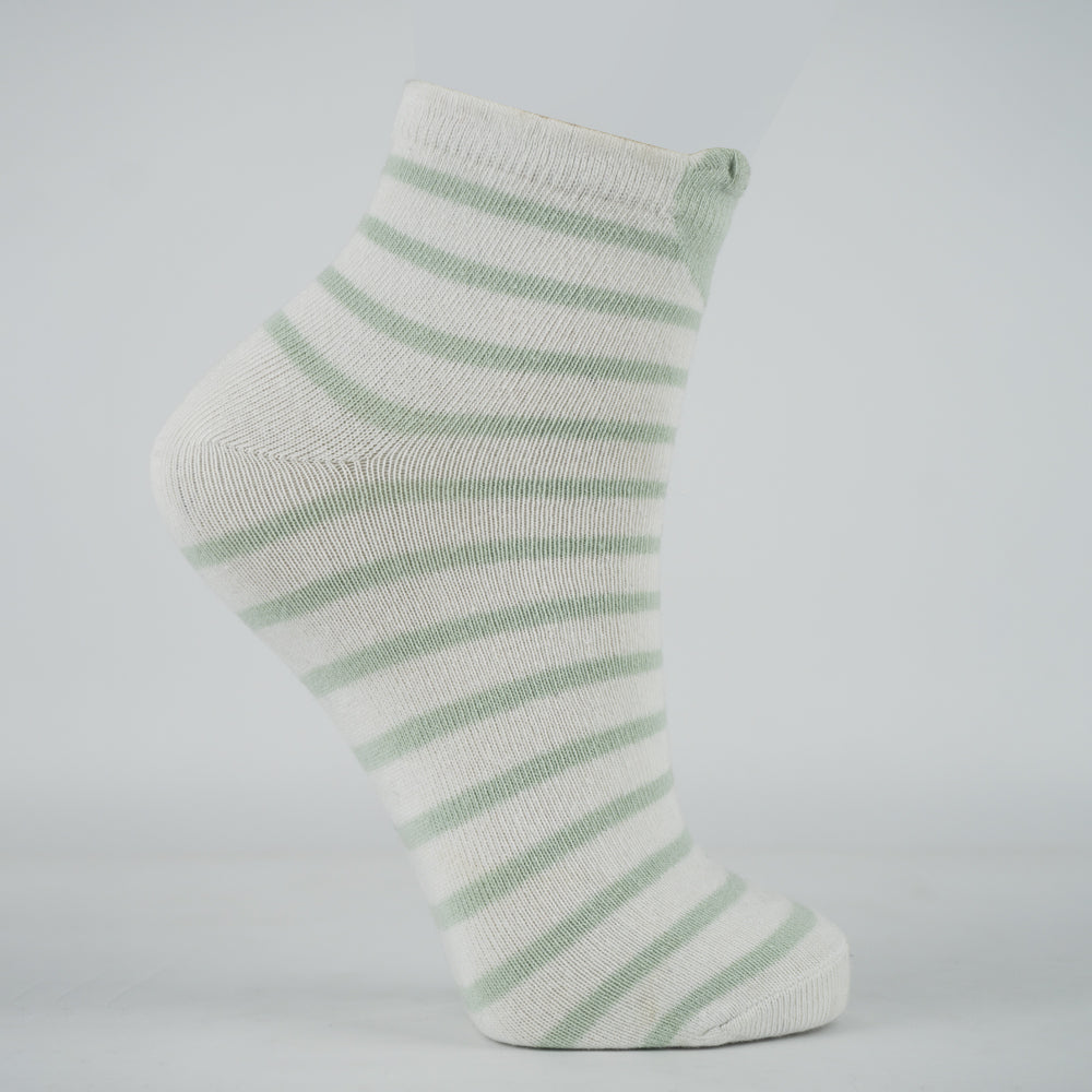 Heart Print Girls Crew Socks