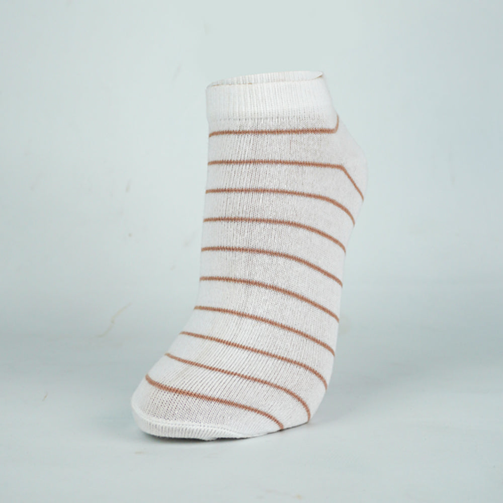 Women Soft-Touch Striped Ankle Socks