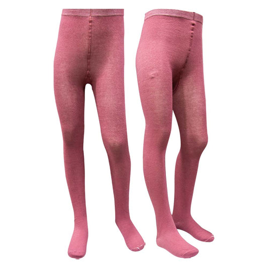 Soft Cotton Blend Pink Girl's Tights (SF)