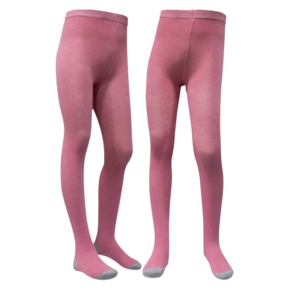 Girls Solid Pink Tights (OT)
