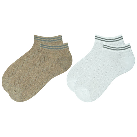 Women Cable knit Ankle Socks