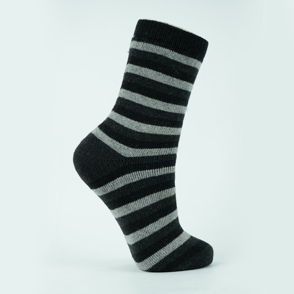 Thermal Striped Crew Sock