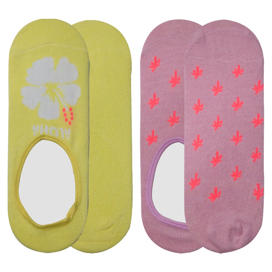 Girl's Flower Print Ankle Socks