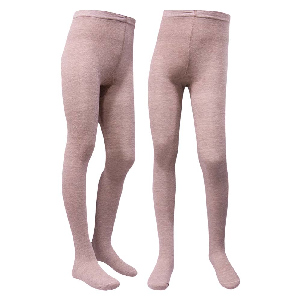 Girls Premium Soft Knit Baby Pink Tights (SF)