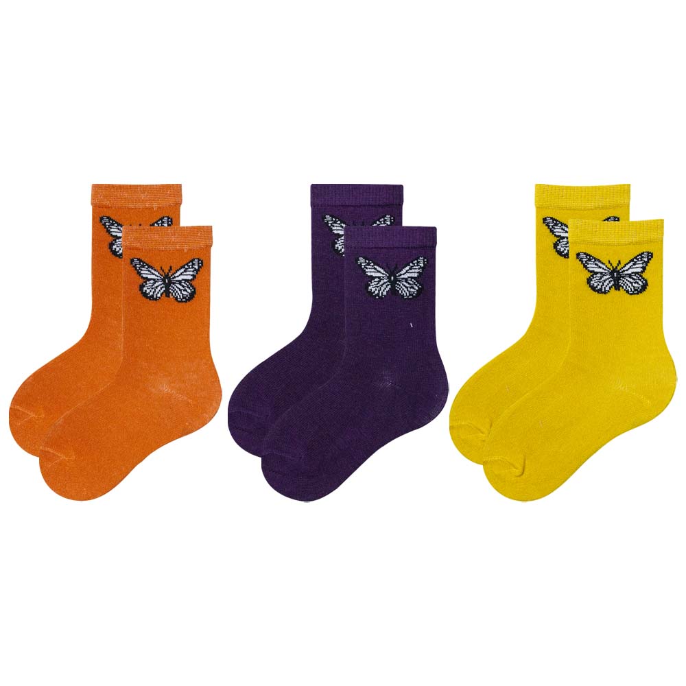 Girl’s Butterfly Design Socks