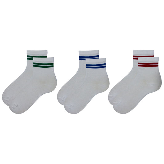 Retro Sport Stripe Ankle Socks