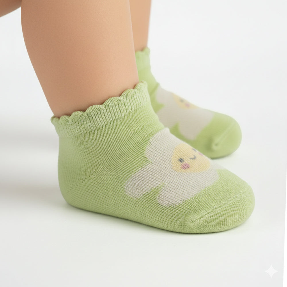 Baby Girl Ruffle Trim Ankle Socks