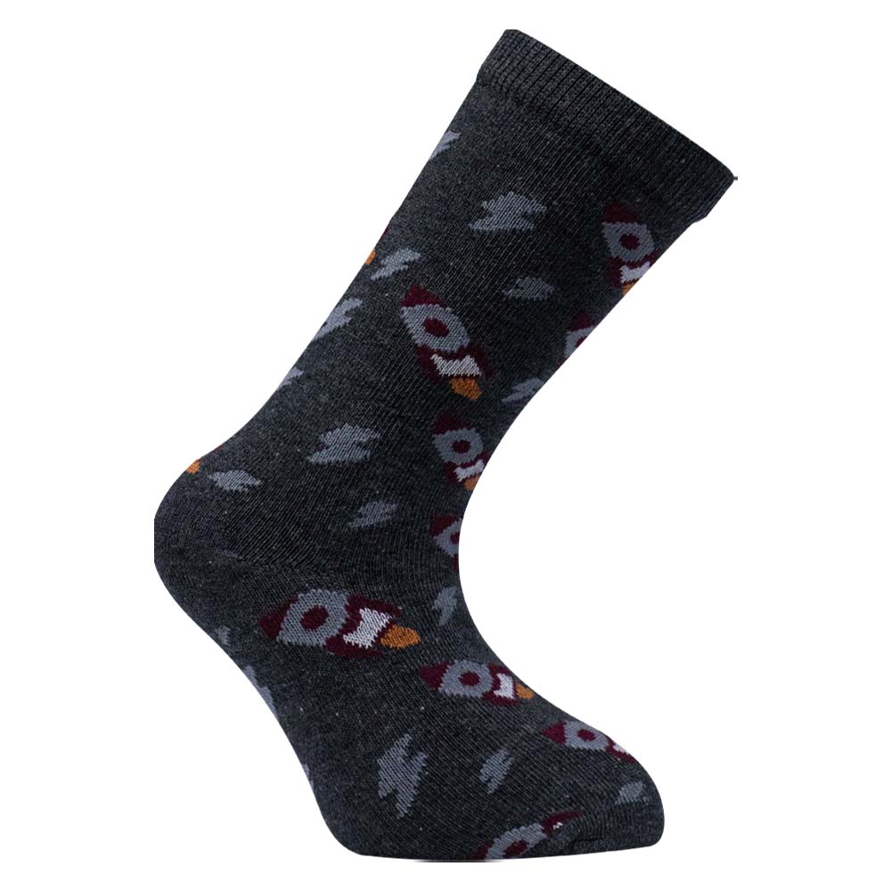 Boys Space Rocket Crew Socks