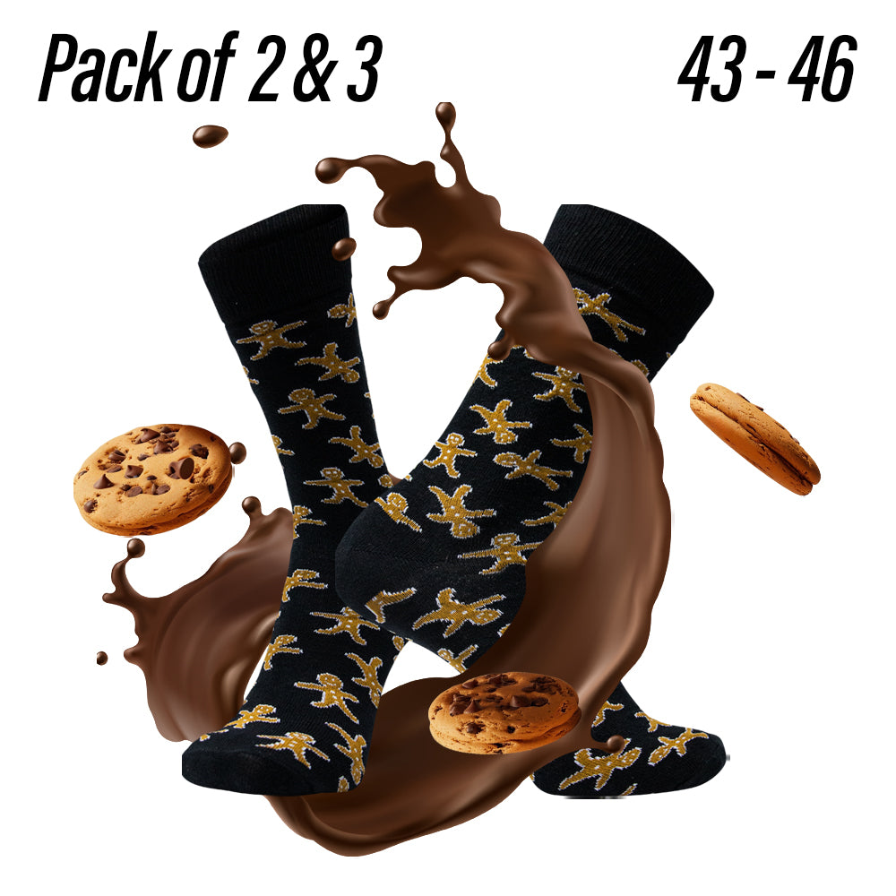 Gingerbread Cookie Socks