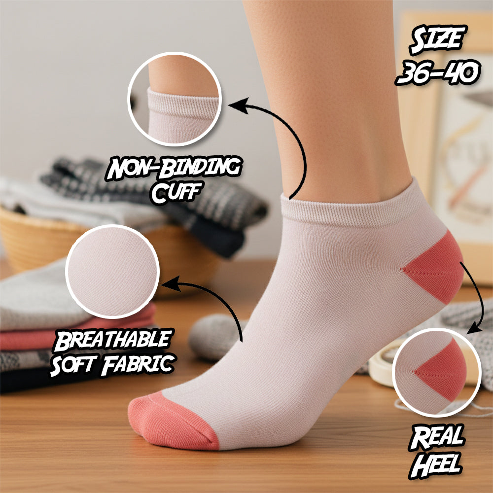 Women's Pastel pink Ankle Socks