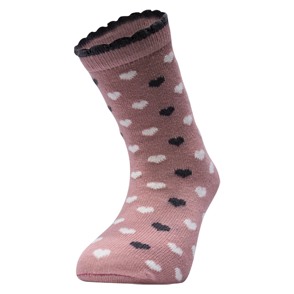 Pack of 2 - Girls Cotton Crew Socks