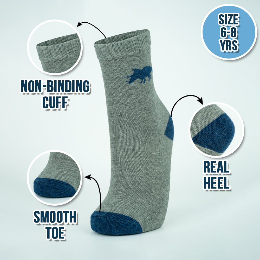 Boy’s Triceratops Adventure Crew Socks