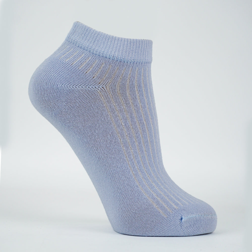 Pastel Ribbed Women Ankle Socks