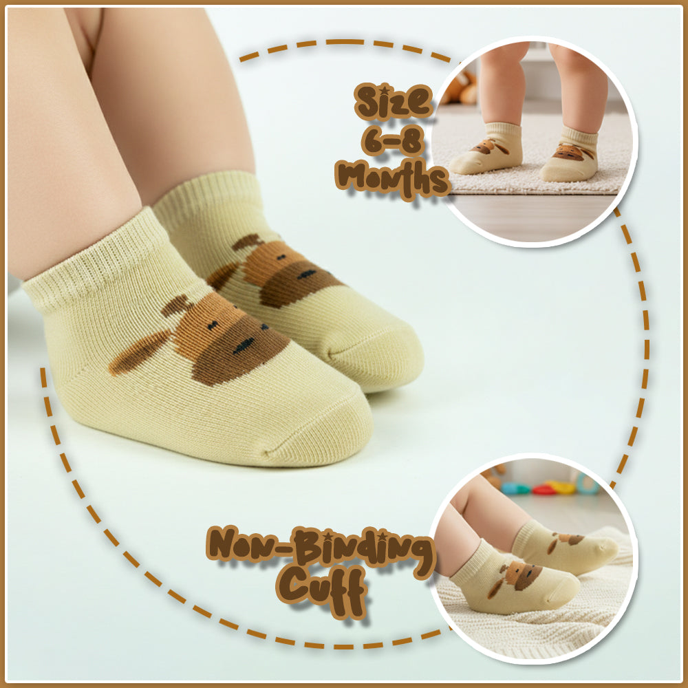 Adorable Cow Ankle Baby Socks