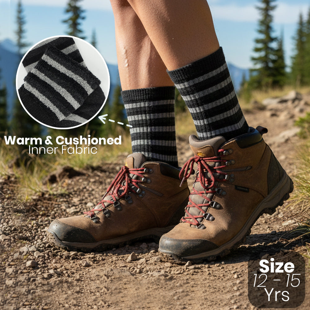 Thermal Striped Crew Sock