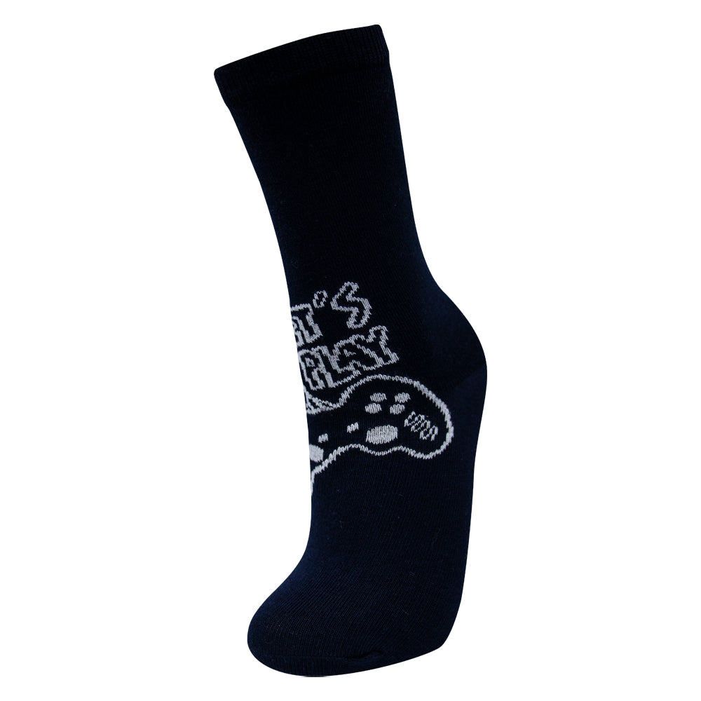 Let's Play Print Boy's Crew Socks