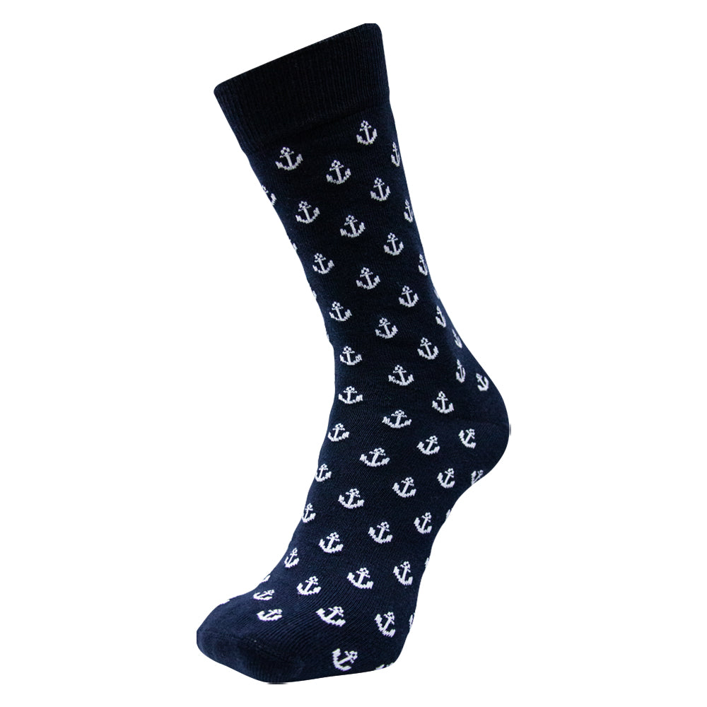 Pack of 2 & 4 - Ancre Print Socks for men.