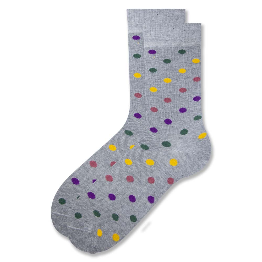 Premium Men's Multiple Color Polka Dot Socks