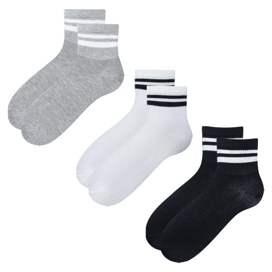 Striped Ankle Socks for Men