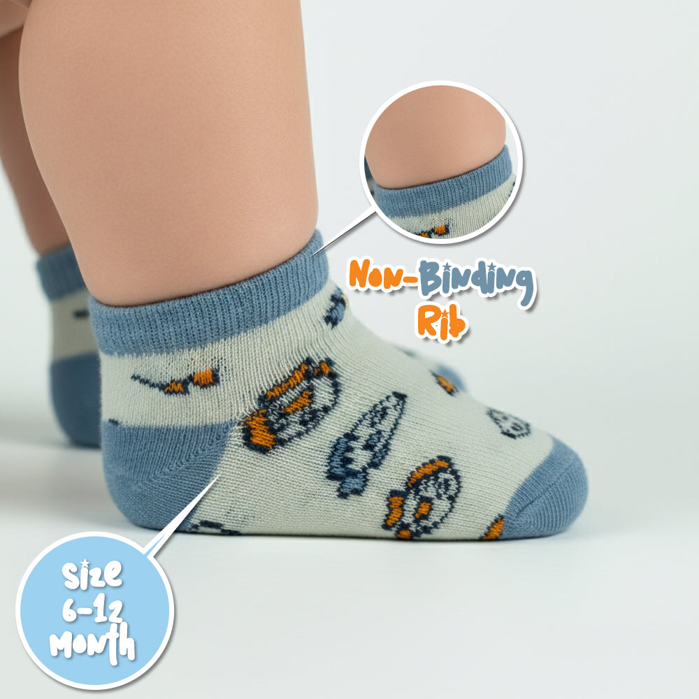 Baby Boy Fish Print Socks