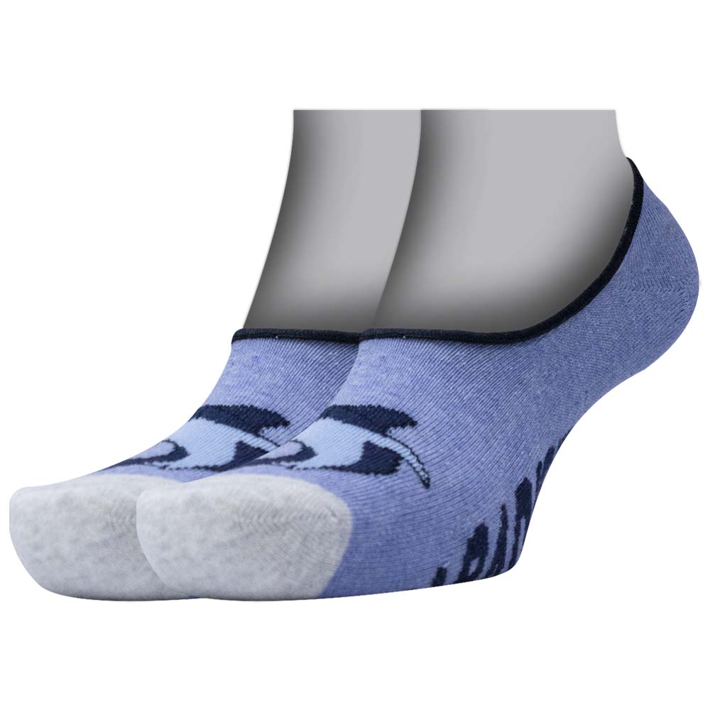 Shark Print Boys Ultra-Comfort No-Show Socks