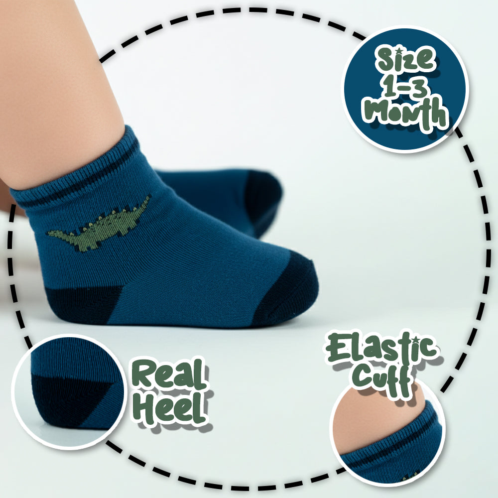 Baby Boy Dinosaur Print Socks