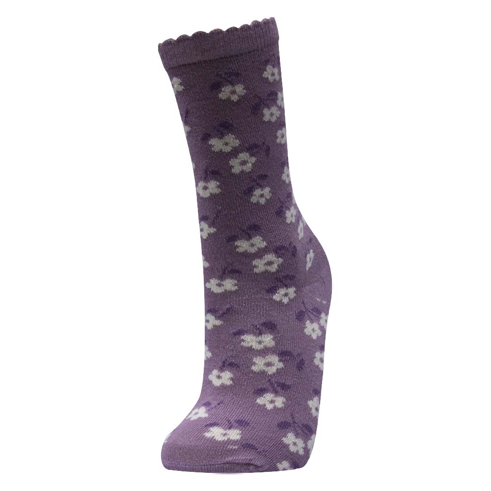 Girl's Fun Dot & Floral Ankle Socks