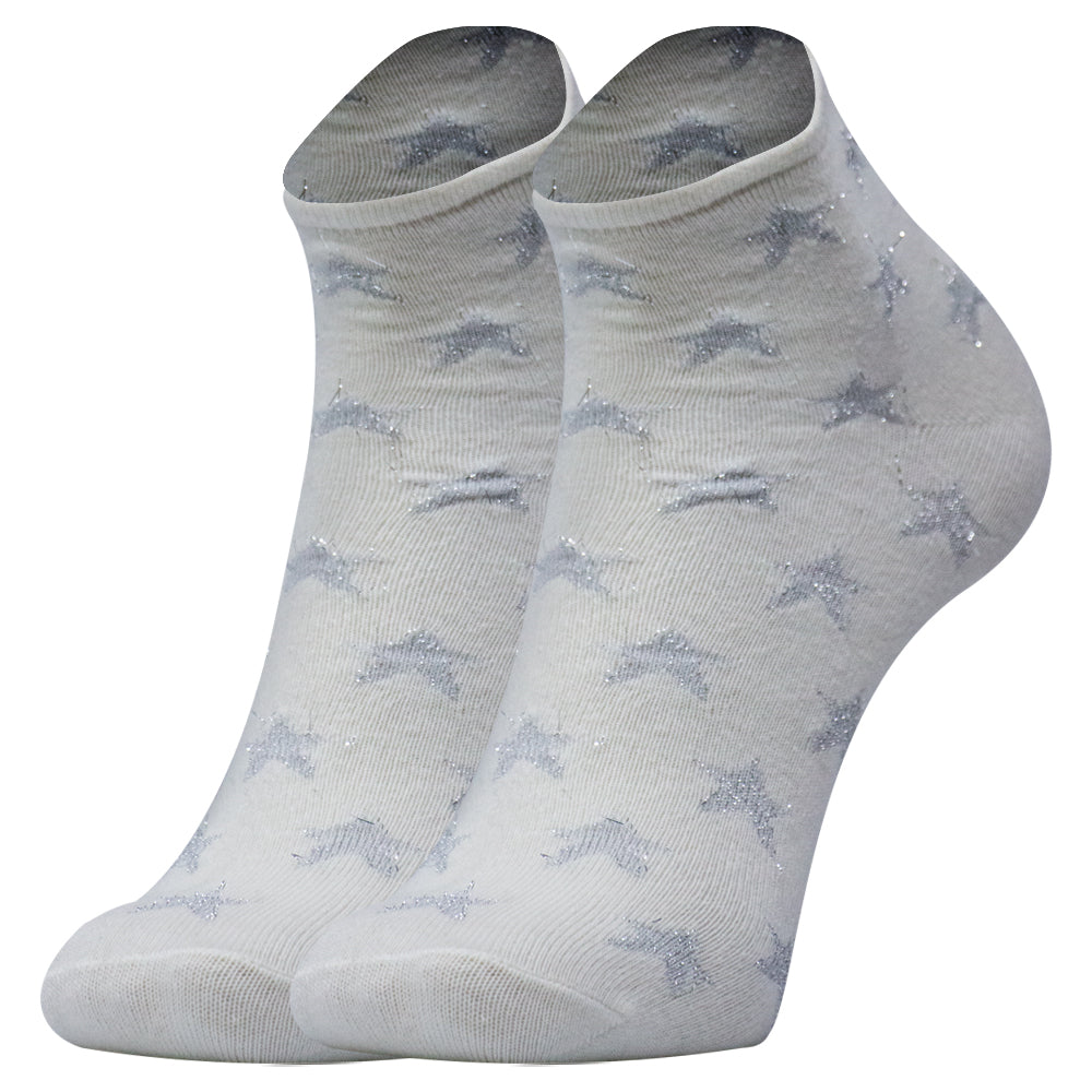 Girl's Glimmer Star Ankle Socks