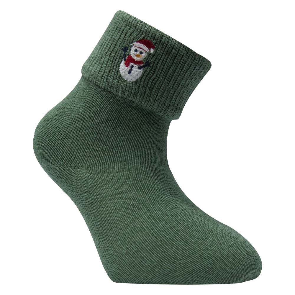 Adorable snowman Print Kids Unisex Socks