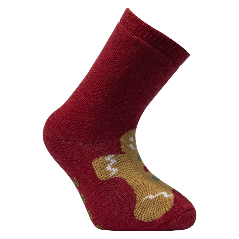 Gingerbread Man Kids Anti-Slip Socks