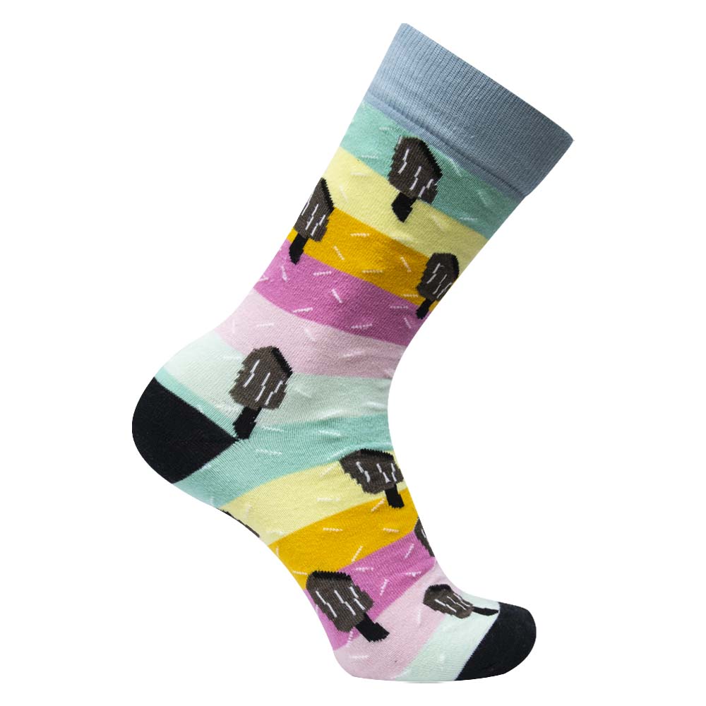 The Popsicle Print Men Crew Socks